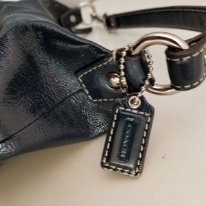 small women's Coach bag, patent leather